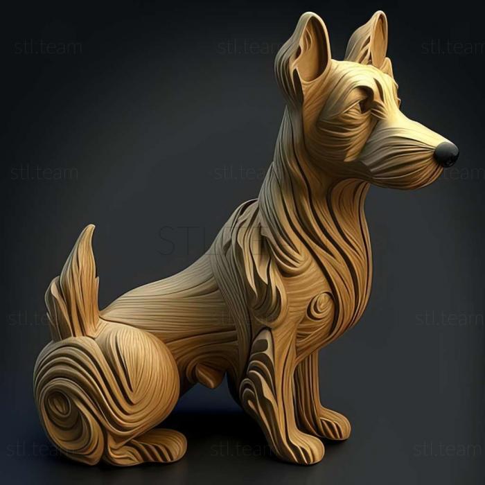 3D model Polish hart dog (STL)